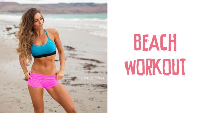 Full-body beach circuit Full-body beach circuit